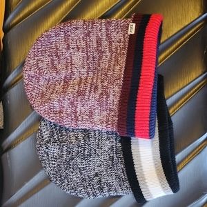 Victoria's Secret PINK reversible beanie bundle
